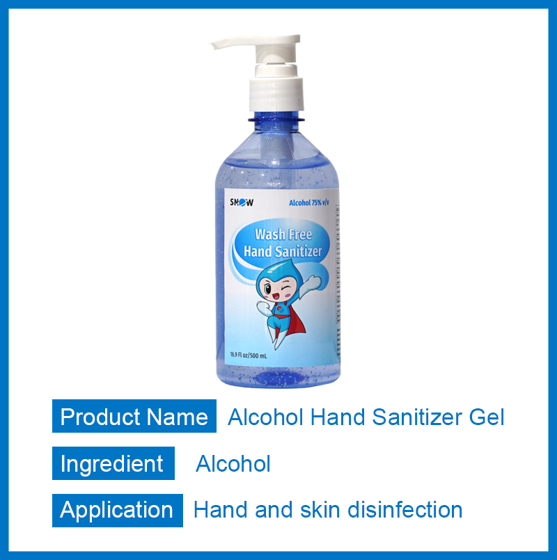 Gel antibacteriano hidratante para as mãos